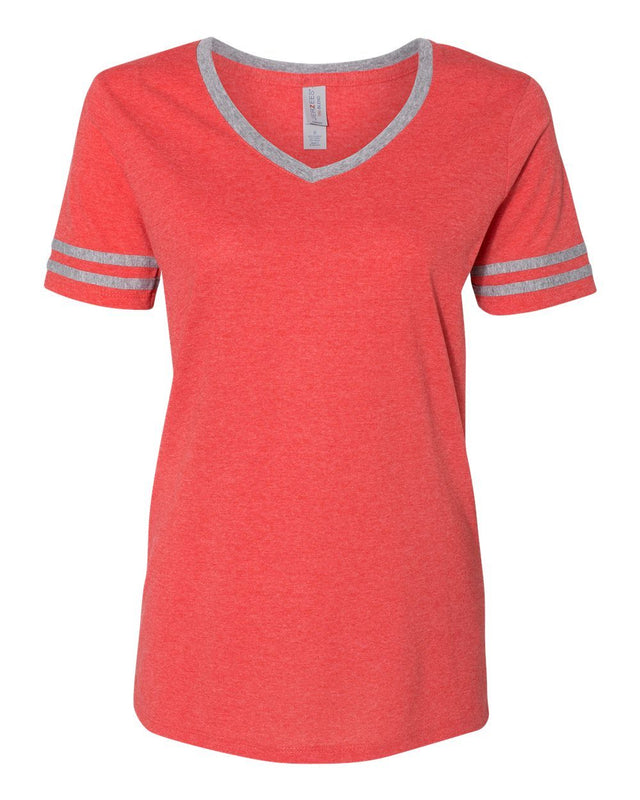JERZEES Women's Varsity Triblend V-Neck T-Shirt