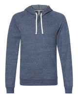 JERZEES Men's Snow Heather French Terry Raglan Hooded Sweatshirt