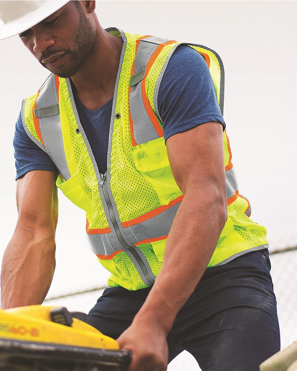 Kishigo Men's Premium Brilliant Series Heavy-Duty Class 2 Vest