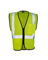 Kishigo Men's Double-Pocket Zippered Economy Class 2  Vest