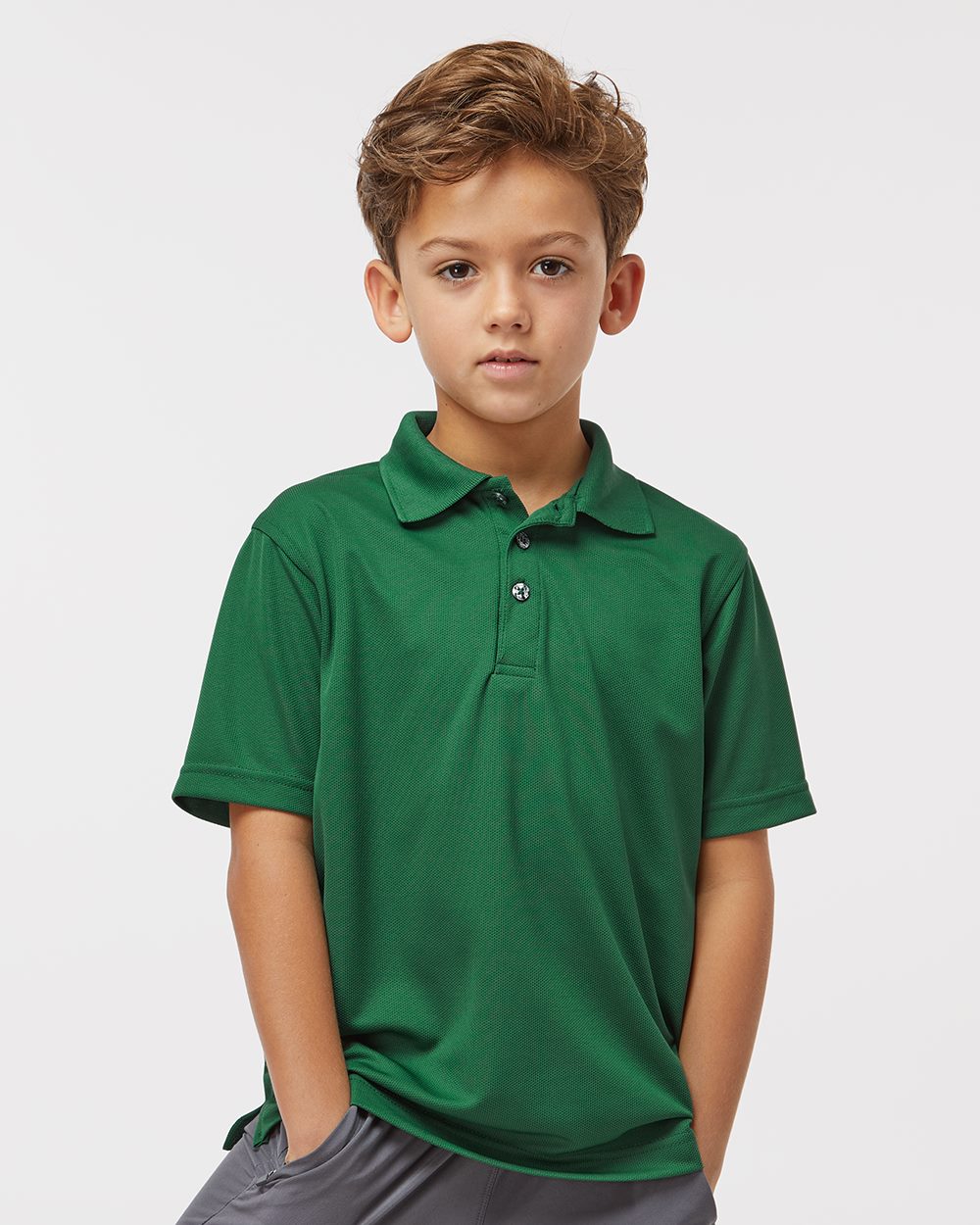 Paragon Youth Saratoga Performance Mini Mesh Polo