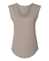Next Level Women's Festival Sleeveless Deep V-Neck T-Shirt