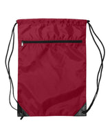 Liberty Bags Zippered Drawstring Backpack