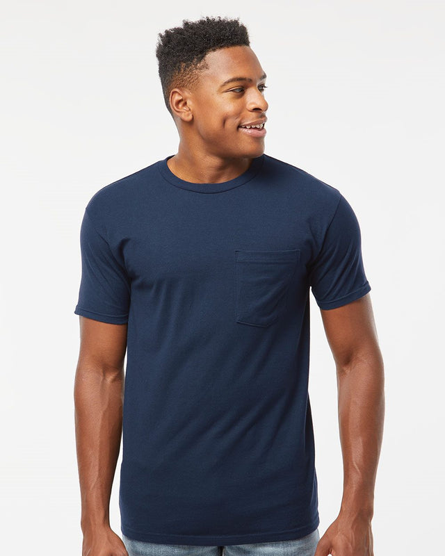 Tultex Men's Heavyweight Jersey Pocket T-Shirt