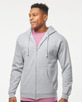 Tultex Men's Full-Zip Hooded Sweatshirt