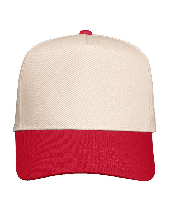 Valucap Five-Panel Twill Cap