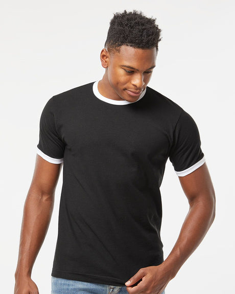 Tultex Men's Fine Jersey Ringer T-Shirt