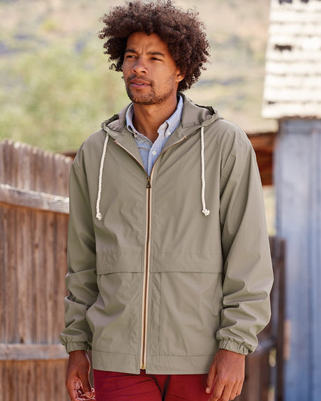 Weatherproof Men's Vintage Hooded Rain Jacket
