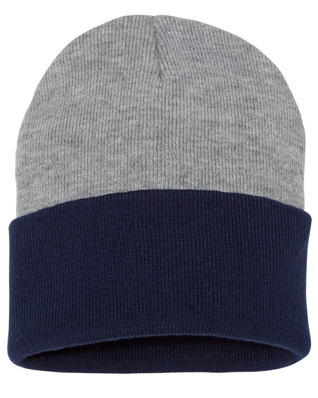 Sportsman 12" Color Blocked Cuffed Beanie