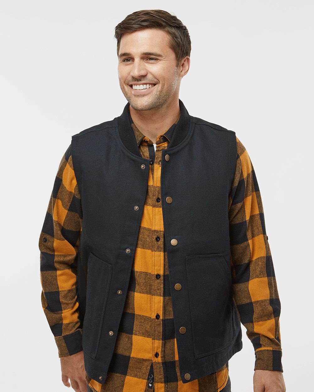 Independent Trading Co. Men's Insulated Canvas Workwear Vest