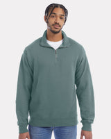 ComfortWash by Hanes Men's Garment-Dyed Quarter-Zip Sweatshirt