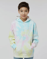 Independent Trading Co. Youth Midweight Tie-Dyed Hooded Sweatshirt