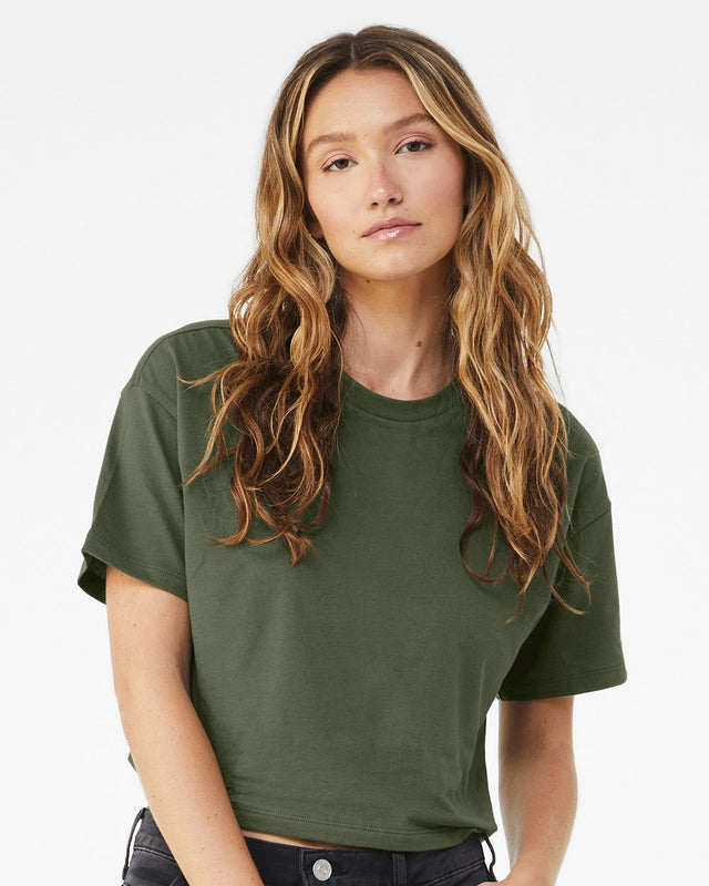 BELLA + CANVAS Women's Jersey Crop Tee