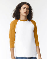 American Apparel Men's CVC Three-Quarter Sleeve Tee