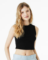 BELLA + CANVAS Women's Micro Rib Muscle Crop Tank