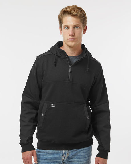 DRI DUCK Men's Mission Quarter-Zip Hooded Pullover