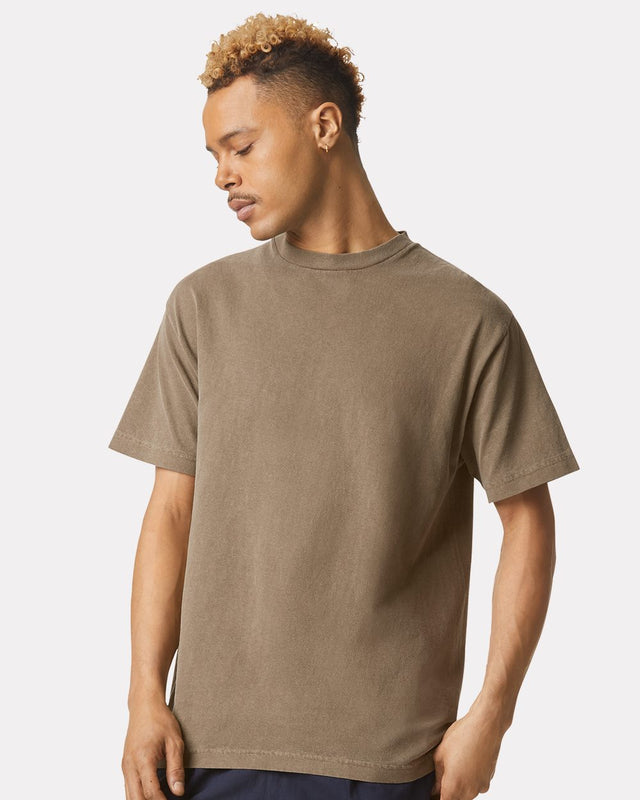 American Apparel Men's Garment-Dyed Heavyweight Cotton Tee