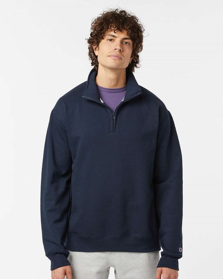Champion Men's Powerblend Quarter-Zip Pullover