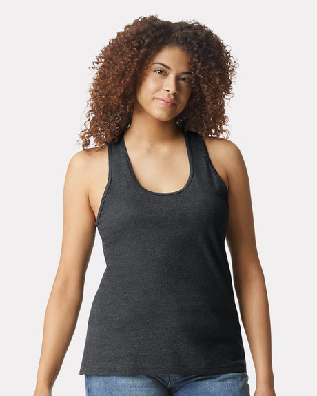 Gildan Women's Softstyle CVC Racerback Tank Top