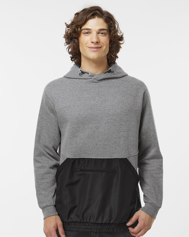 MV Sport Men's Mixed Media Hooded Sweatshirt