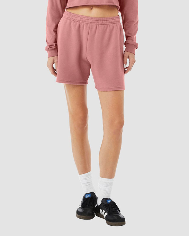 BELLA + CANVAS Women's Cutoff Fleece Shorts