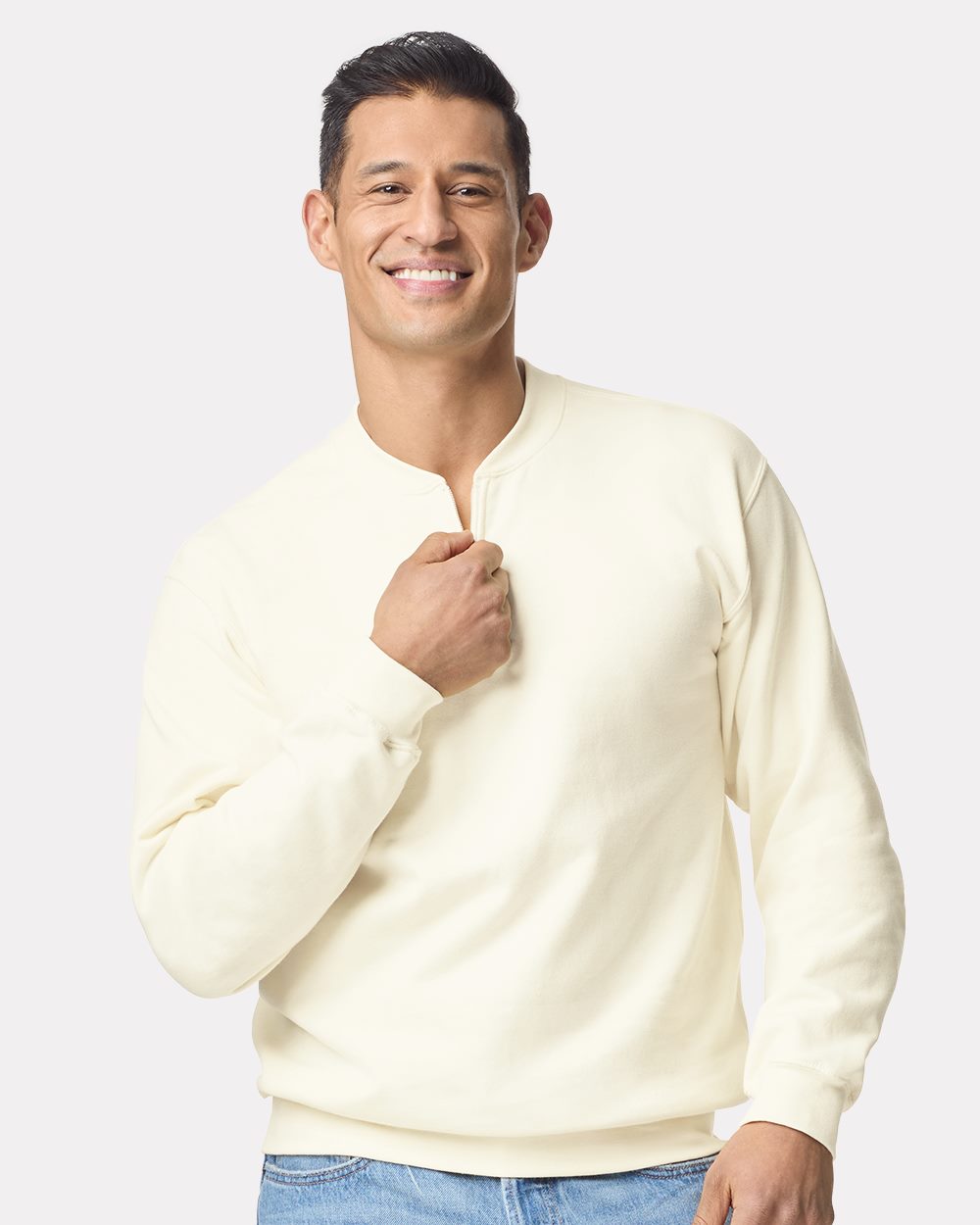 Gildan Men's Softstyle Midweight 1/4 Zip Sweatshirt