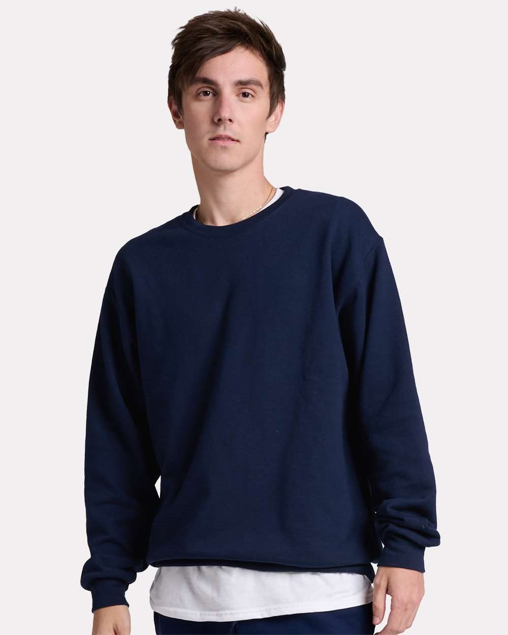 JERZEES Men's Ultimate CVC Crewneck Sweatshirt