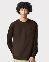 American Apparel Men's Super Heavyweight Long Sleeve Pocket Tee