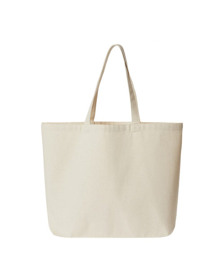 OAD Jumbo Recycled Midweight Gusseted Canvas Tote