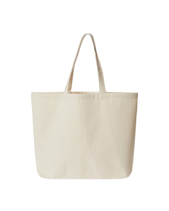 OAD Jumbo Recycled Midweight Gusseted Canvas Tote