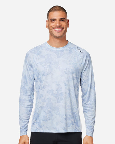 HUK Men's LoPro Camo Long Sleeve T-Shirt