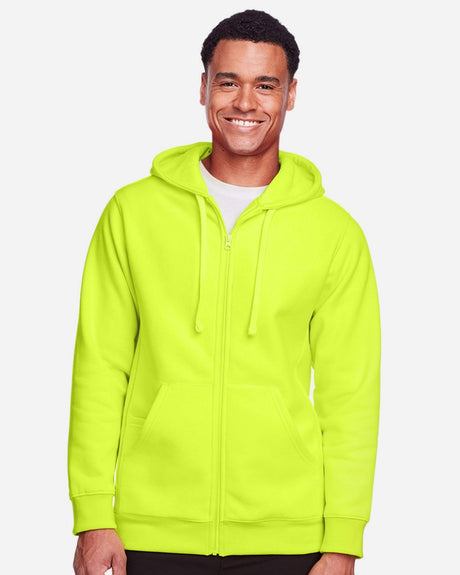 Team 365 Men's Zone HydroSport Heavyweight Full-Zip Hooded Sweatshirt