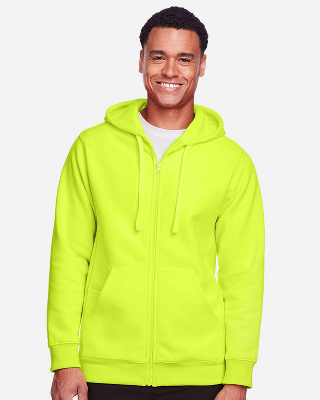 Team 365 Men's Zone HydroSport Heavyweight Full-Zip Hooded Sweatshirt
