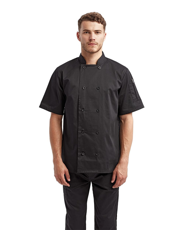 Artisan Collection by Reprime Men's Short Sleeve Recycled Chef Coat