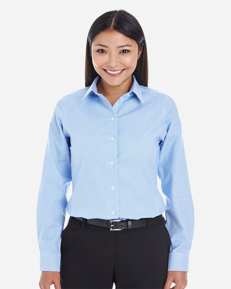Devon & Jones Women's Crown Collection Royal Dobby Woven Dress Shirt