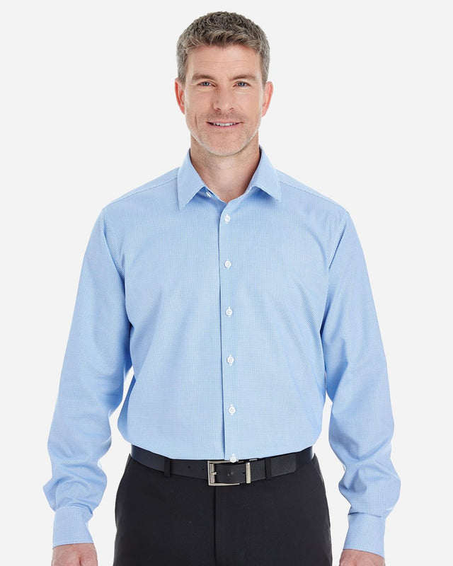 Devon & Jones Men's Crown Collection Royal Dobby Dress Shirt