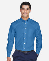 Devon & Jones Men's Crown Collection Oxford Woven Dress Shirt