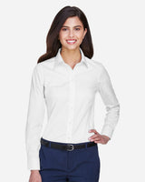 Devon & Jones Women's Crown Collection Oxford Woven Dress Shirt