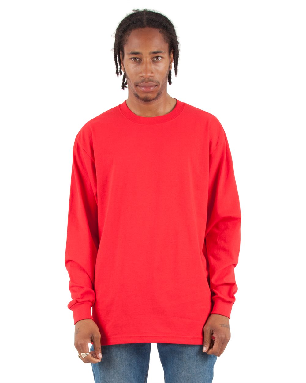 Shaka Wear Men's Max Heavyweight Long Sleeve T-Shirt