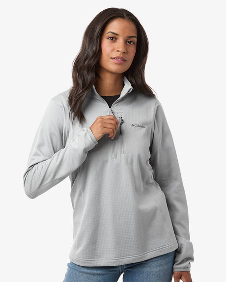 Columbia Women's Essential Hike Grid Fleece Half-Zip Pullover