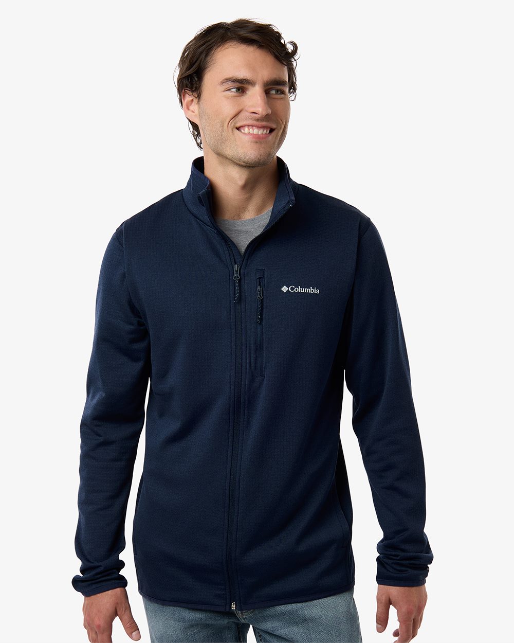Columbia Men's Essential Hike Grid Fleece Full-Zip