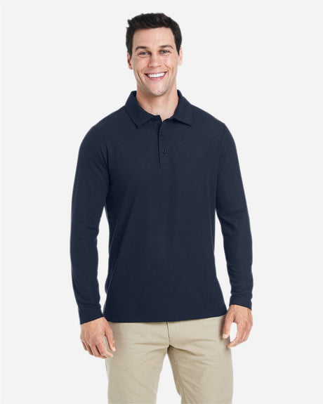 CORE365 Men's Fusion ChromaSoft Long Sleeve Pique Polo