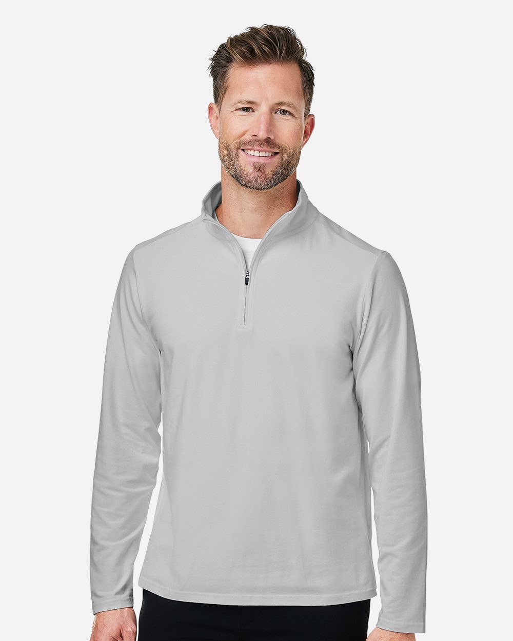Devon & Jones Men's Raleigh Stretch Quarter-Zip Pullover