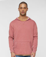 LAT Men's Vintage Wash Fleece Hoodie Sweatshirt