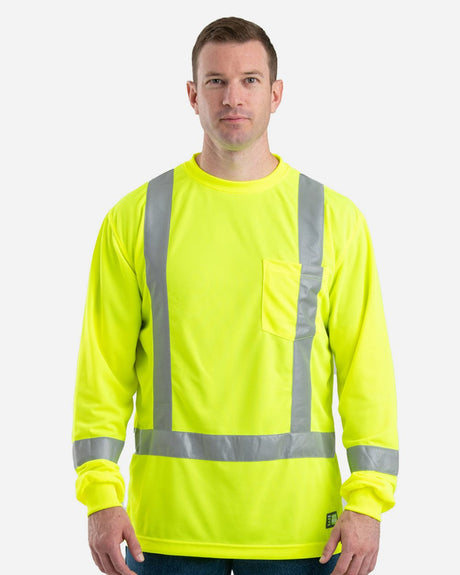 Berne Apparel Men's Hi-Vis Class 3 Performance Pocket T-Shirt
