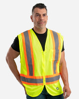 Berne Apparel Men's Hi-Vis Class 2 Multi-Color Vest