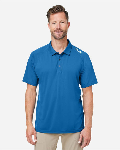HUK Men's LoPro Solid Performance Polo