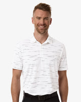 adidas Men's Ultimate365 Mesh Glimmer Print Polo