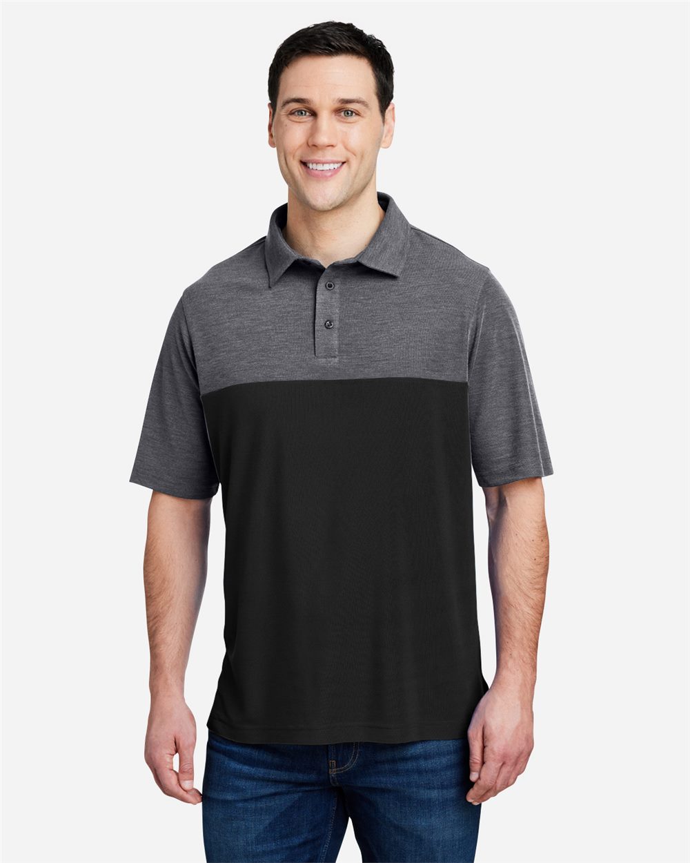 CORE365 Men's Fusion ChromaSoft Colorblock Polo