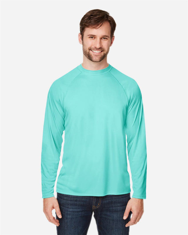 CORE365 Men's Ultra UVP Marina Raglan Long Sleeve T-Shirt